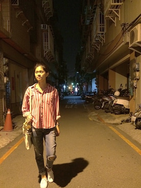 「HYPER GRAND（ハイパーグランド）のアイテム」を使った、Suさん（レディース・171cm）の冬コーディネート