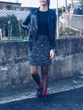 「HYPER GRAND（ハイパーグランド）のアイテム」を使った、Suさん（レディース・171cm）の冬コーディネート