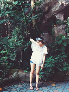 「HYPER GRAND（ハイパーグランド）のアイテム」を使った、Suさん（レディース・171cm）の春コーディネート