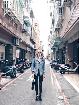 「HYPER GRAND（ハイパーグランド）のアイテム」を使った、Suさん（レディース・171cm）の春コーディネート