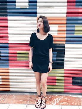 「HYPER GRAND（ハイパーグランド）のアイテム」を使った、Suさん（レディース・171cm）の春コーディネート