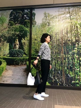 「3wayバッグ」｜VOYAGE博多大丸さん（レディース・156cm）の春コーディネート