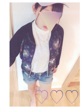 「宇宙」｜ハルさん（レディース・163cm）の秋コーディネート