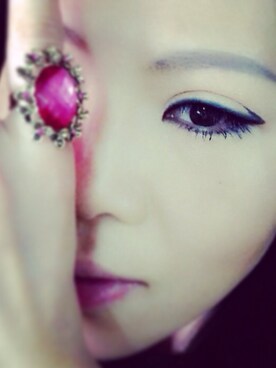 「アイテム（メイクブラシ、ブラック系）」を使った、shadowさん（レディース・160cm）の夏コーディネート