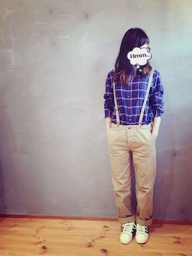 「アイテム（チノパンツ）」を使った、wear are you?さん（レディース・155cm）の冬コーディネート