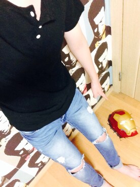 「DDのアイテム」を使った、군석さん（メンズ・174cm）の夏コーディネート