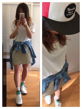 atanさん（レディース・158cm）の春コーディネート