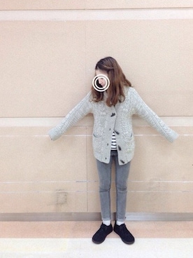 まる◎さん（レディース・158cm）の冬コーディネート