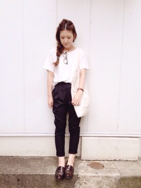 まる◎さん（レディース・158cm）の夏コーディネート