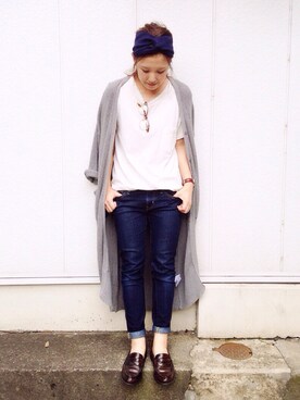 まる◎さん（レディース・158cm）の秋コーディネート