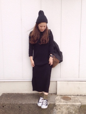 まる◎さん（レディース・158cm）の秋コーディネート