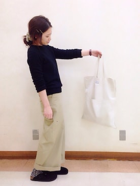 「アイテム（バンダナ/スカーフ）」を使った、まる◎さん（レディース・158cm・20代）の春コーディネート