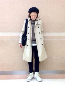 まる◎さん（レディース・158cm）の秋コーディネート