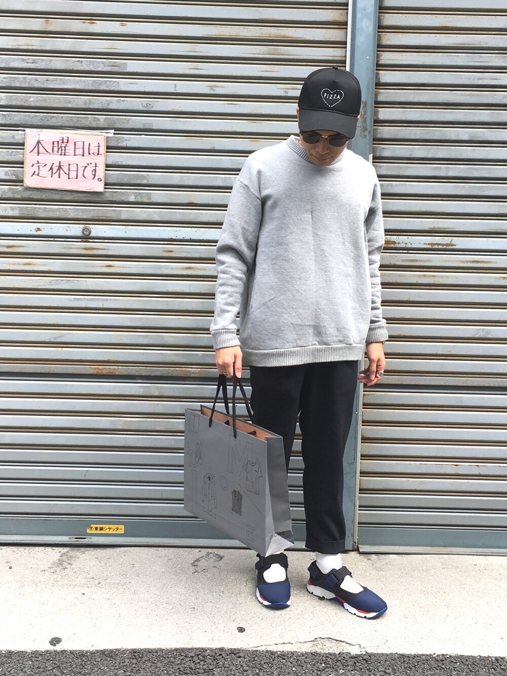 「秋のコーデ、dulcamara、AZStokyo、WRAPINKNOT、MARNI、indian jewelry」｜「Dulcamaraの2016秋冬　スウェットトレーナー（スウェット、グレー系）」を使った、TETSUITIROUさん（メンズ・164cm）の秋コーディネートの1枚目の写真