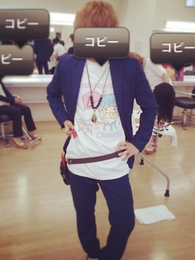 「キキララ」｜「アイテム（雑貨/ホビー）」を使った、なかやまさん（メンズ・168cm）の春コーディネート