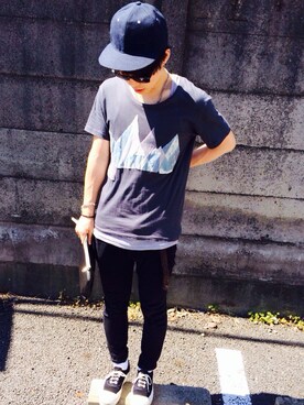 「banal chic bizarre」｜「アイテム（腕時計）」を使った、ミヤジマさん（メンズ・173cm）の夏コーディネート