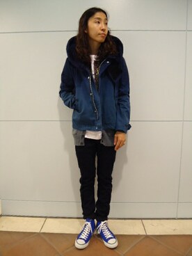 「DISCOVERED（ディスカバード）のアイテム（シューズ）」を使った、fujisakiさん（メンズ・172cm）の冬コーディネート