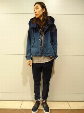 「モッズ」｜「アイテム（ブルゾン）」を使った、fujisakiさん（メンズ・172cm）の春コーディネート