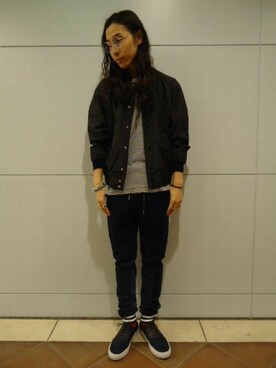 fujisakiさん（メンズ・172cm）の春コーディネート