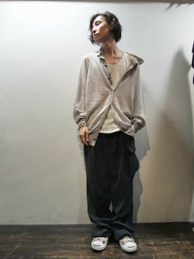 「ゆるパンツ」｜fujisakiさん（メンズ・172cm）の夏コーディネート