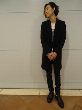 「JOHN LAWRENCE SULLIVAN（ジョンローレンスサリバン）のアイテム（その他アウター）」を使った、fujisakiさん（メンズ・172cm）の夏コーディネート