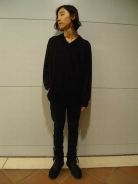 「ボリュームニット」｜fujisakiさん（メンズ・172cm）の秋コーディネート
