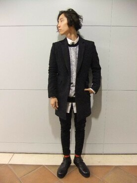 fujisakiさん（メンズ・172cm）の冬コーディネート