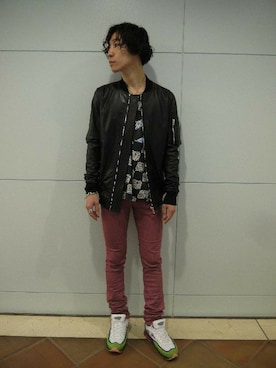 「RAF SIMONS」｜fujisakiさん（メンズ・172cm）の夏コーディネート