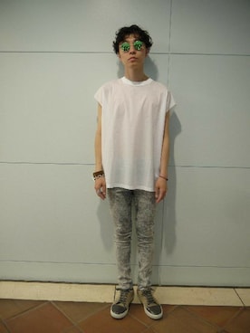 fujisakiさん（メンズ・172cm）の夏コーディネート