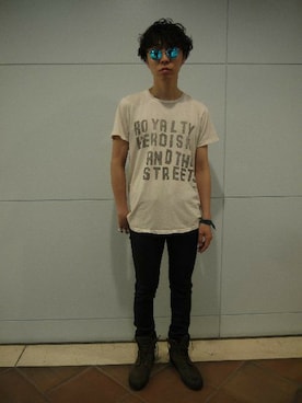 「KSUBI（スビ）のアイテム」を使った、fujisakiさん（メンズ・172cm）の夏コーディネート