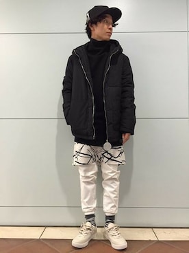 「UNITED NUDE（ユナイテッドヌード）のアイテム」を使った、fujisakiさん（メンズ・172cm）の秋コーディネート