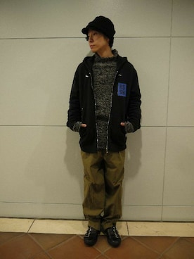 「603（ロクマルサン）のアイテム」を使った、fujisakiさん（メンズ・172cm）の冬コーディネート