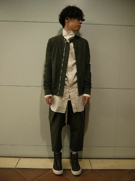 「603（ロクマルサン）のアイテム（アクセサリー）」を使った、fujisakiさん（メンズ・172cm）の冬コーディネート