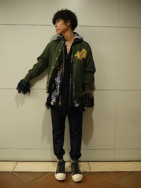 「603（ロクマルサン）のアイテム」を使った、fujisakiさん（メンズ・172cm）の冬コーディネート