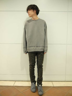 「RAF SIMONS」｜fujisakiさん（メンズ・172cm）の冬コーディネート