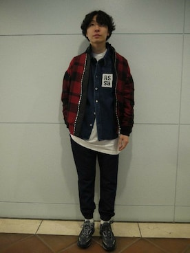 「603（ロクマルサン）のアイテム」を使った、fujisakiさん（メンズ・172cm）の冬コーディネート