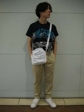 「yoshiokubo（ヨシオクボ）のアイテム」を使った、fujisakiさん（メンズ・172cm）の春コーディネート