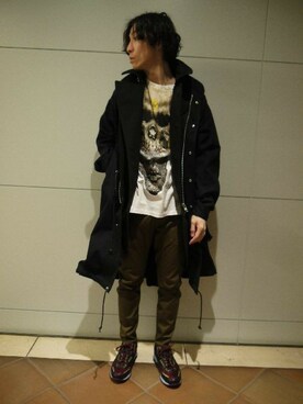 「MARCELO BURLON（マルセロ・バーロン）のアイテム」を使った、fujisakiさん（メンズ・172cm）の春コーディネート