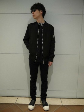 「BLANC..（ブラン）のアイテム」を使った、fujisakiさん（メンズ・172cm）の春コーディネート