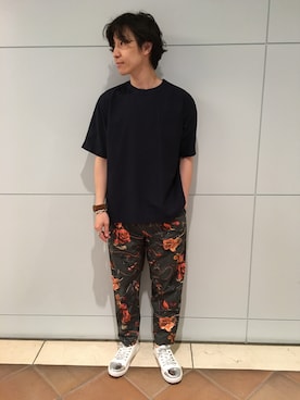 「yoshiokubo（ヨシオクボ）のアイテム」を使った、fujisakiさん（メンズ・172cm）の春コーディネート