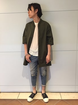 fujisakiさん(メンズ・172cm)の夏コーディネート