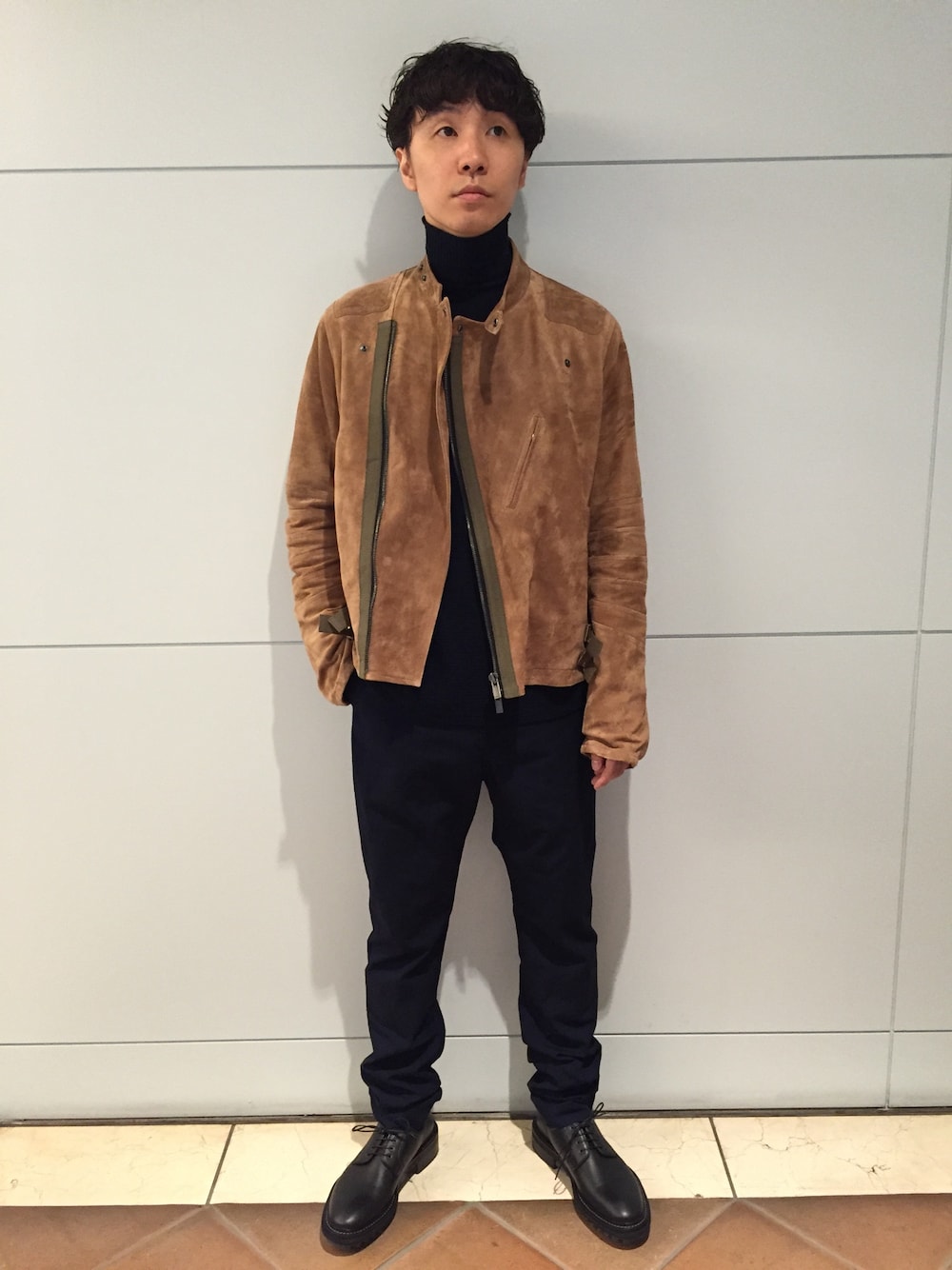 Sacaiのライダースジャケットを使ったメンズ人気ファッション