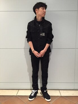 「MARCELO BURLON（マルセロ・バーロン）のアイテム」を使った、fujisakiさん（メンズ・172cm）の夏コーディネート