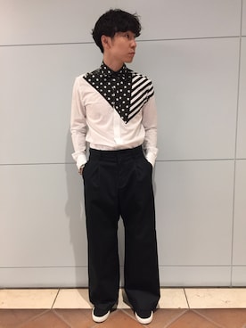 「yoshiokubo（ヨシオクボ）のアイテム」を使った、fujisakiさん（メンズ・172cm）の夏コーディネート