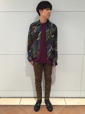 「kolor（カラー）のアイテム」を使った、fujisakiさん（メンズ・172cm）の夏コーディネート