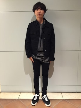 「KSUBI（スビ）のアイテム（ジャケット/アウター）」を使った、fujisakiさん（メンズ・172cm）の秋コーディネート