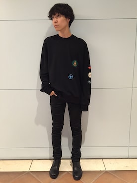 「LANVIN（ランバン）のアイテム」を使った、fujisakiさん（メンズ・172cm）の秋コーディネート