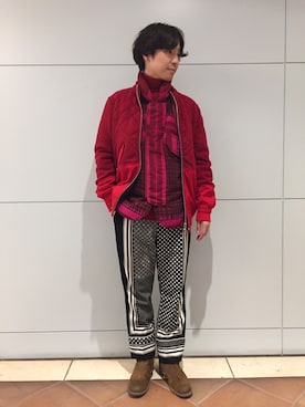 「nil admirari（ニルアドミラリ）のアイテム」を使った、fujisakiさん（メンズ・172cm）の秋コーディネート
