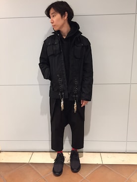 「yoshiokubo（ヨシオクボ）のアイテム」を使った、fujisakiさん（メンズ・172cm）の秋コーディネート