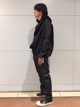 「ANREALAGE（アンリアレイジ）のアイテム」を使った、fujisakiさん（メンズ・172cm）の秋コーディネート
